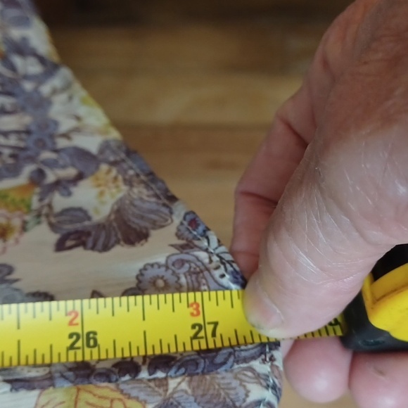 Willow Clay Sheer Floral Purple & Yellow Top S - Picture 7 of 7